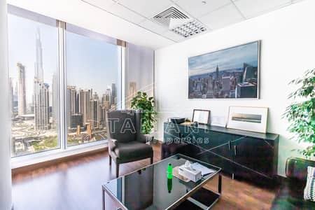 Office for Sale in Business Bay, Dubai - Fully fitted | Rented | Canal and Burj view