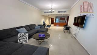 1bhk For rent with furniture, sea view