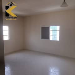 Two rooms and a hall for rent in Ajman, in the Al Nuaimia 2 area, close to Al Safir Mall and Kuwait Street, in a vital area and close to all services,