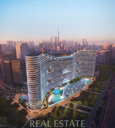 استوديو  للبيع في الخليج التجاري، دبي - Aquarise Exterior-1. jpg