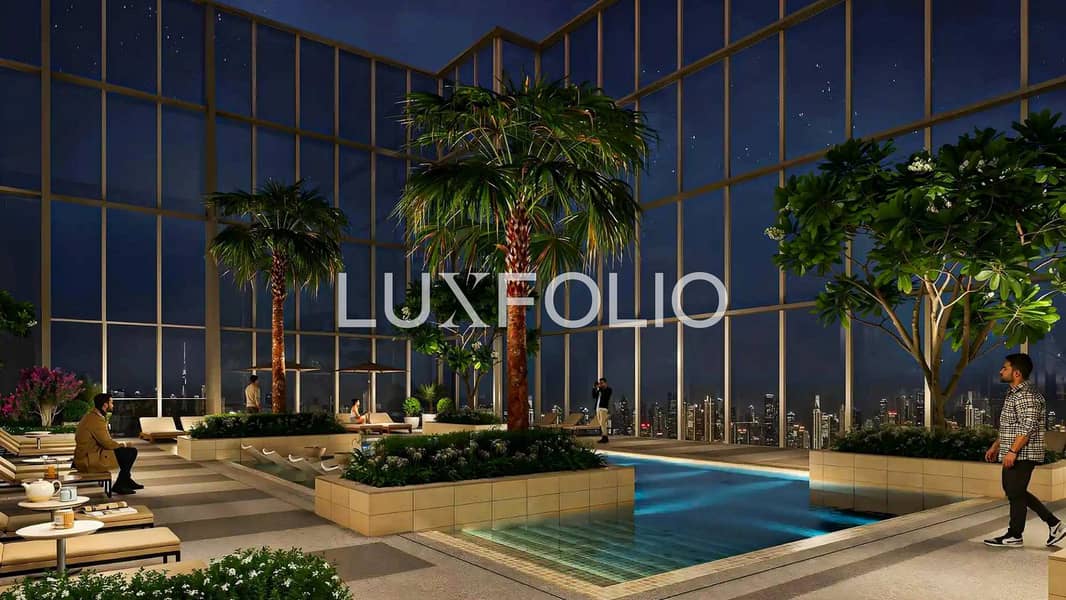High-Floor Luxury | 2BR with Lagoon & Golf Views | Sobha One