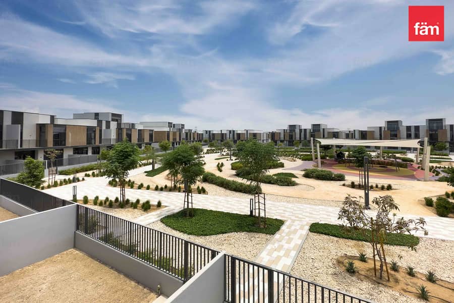 Park facing 2 units next to each other