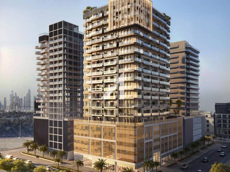 位于朱美拉环形村(JVC)，JVC第18区，Lume Residences 1 卧室的公寓 946777 AED - 12353214