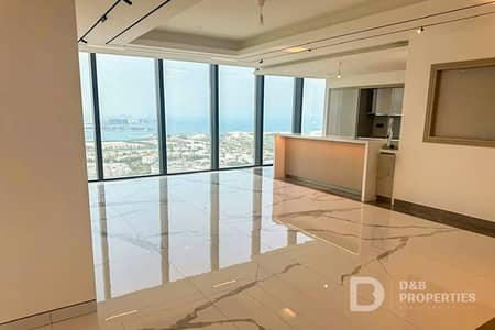 4 Bedroom Apartment for Sale in Dubai Internet City, Dubai - Sea and Palm View | High Floor | Unfurnished