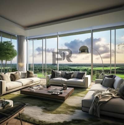 1 Спальня Апартаменты Продажа в Дамак Хиллс, Дубай - living 2. JPG