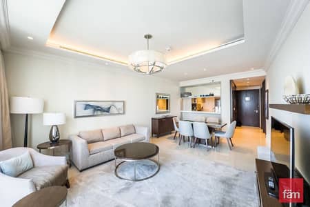 迪拜市中心， 迪拜 2 卧室酒店式公寓待租 - 位于迪拜市中心，谦恭公寓喷泉景观综合体，谦恭喷泉景观2号大厦 2 卧室的酒店式公寓 350000 AED - 12355774