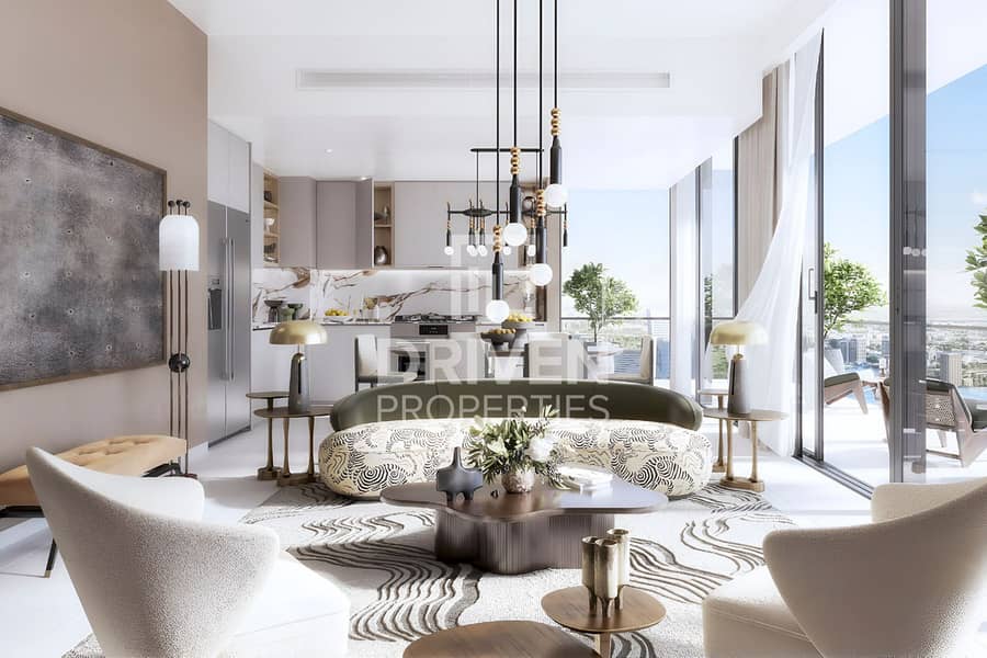 位于迪拜溪港，溪流2号大楼 2 卧室的公寓 3500000 AED - 12356072