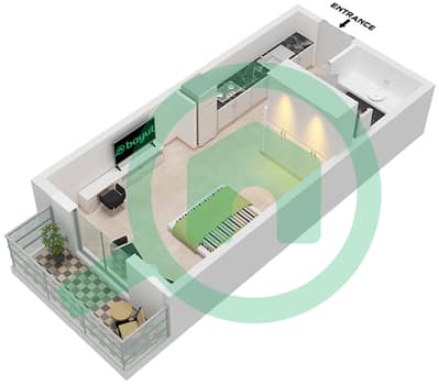 The Community Motor City - Studio Apartment Type 4 Floor plan