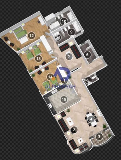 3 Bedroom Flat for Sale in Al Khan, Sharjah - WhatsApp Image 2025-07-28 at 10.33. 53 AM. jpeg