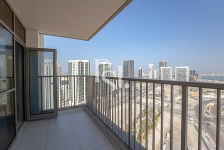 فلیٹ 3 غرف نوم للايجار في جزيرة الريم، أبوظبي - reflection-al-reem-island-shams-abu-dhabi-balcony-panoramic-sea-view (1). JPG