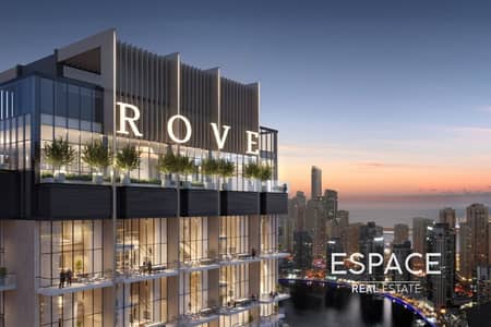 迪拜码头， 迪拜 1 卧室单位待售 - 位于迪拜码头，Rove Home Dubai Marina 1 卧室的公寓 4100000 AED - 12358751