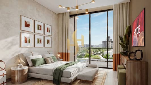 شقة 1 غرفة نوم للبيع في دبي هيلز استيت، دبي - HYDE-DubaiHills-Residences-2-Bed-bedroom-05. jpg. jpg