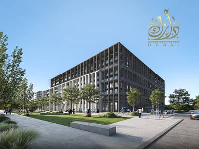 2 Bedroom Apartment for Sale in Aljada, Sharjah - Back-corner-view. jpg