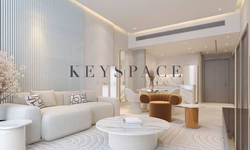 朱美拉环形村(JVC)， 迪拜 1 卧室公寓待售 - Living 1. jpg
