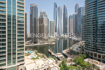 2 Bedroom Apartment for Sale in Dubai Marina, Dubai - Vacant on Transfer | Full Marina View | Rare Unit