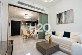 شقة في جمز من الدانوب،الفرجان 1 غرفة 1200000 درهم - 12365342