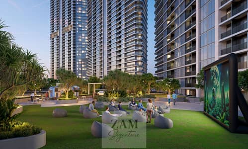 汽车城， 迪拜 1 卧室单位待售 - Podium - Amenities. png