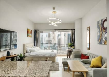 Studio for Rent in Business Bay, Dubai - Fully Furnished Studio | Burj Khalifa View | Prime Location