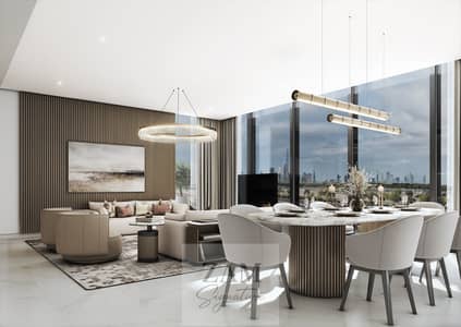 苏巴哈特兰社区， 迪拜 1 卧室单位待售 - 4 Br-Living Dining. jpg