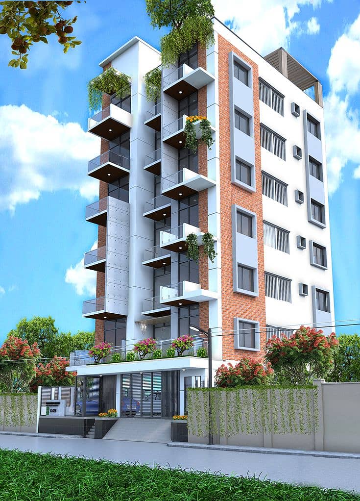 Exterior View Modern House. jpeg