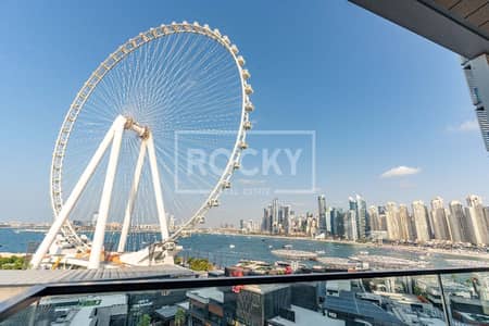 3 Bedroom Flat for Rent in Bluewaters Island, Dubai - Dubai AIN and Sea View | Upgraded | Vacant