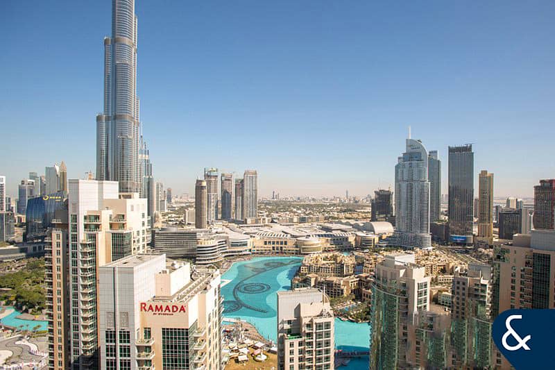 High Floor | Burj & Fountain View | Vacant High Floor | Burj & Fountain View | Vacant