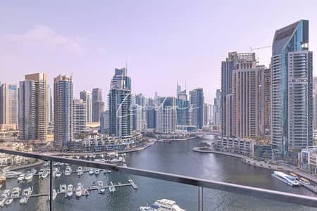 3 Bedroom Flat for Rent in Dubai Marina, Dubai - Full Marina View | Luxury Living in Marina Gate 2