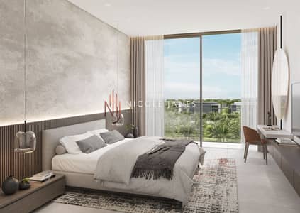 世博城， 迪拜 4 卧室别墅待售 - Duet Villa Bedroom Highres. jpg