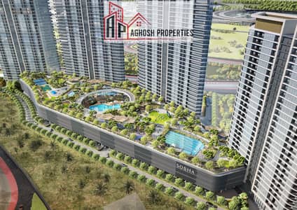 1 Bedroom Apartment for Sale in Motor City, Dubai - Podium. jpg