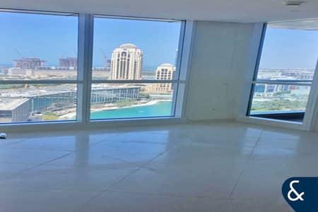 3 Bedroom Apartment for Rent in Dubai Marina, Dubai - 3 Bedroom + Maids | Unfurnished | Palm Views