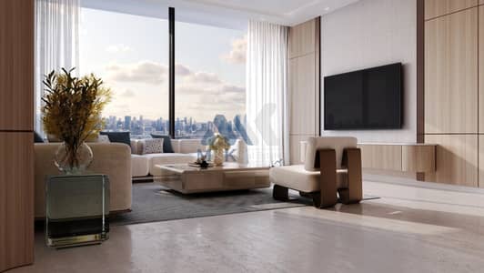 文化村， 迪拜 2 卧室公寓待售 - twilight-living-room-2. jpeg