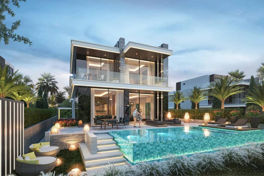 位于大马士革湖住宅，威尼斯别墅 6 卧室的别墅 8700000 AED - 12375502