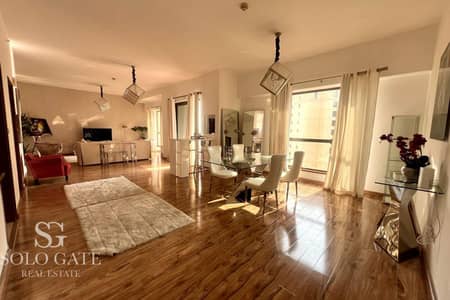 1 Bedroom Apartment for Rent in Jumeirah Beach Residence (JBR), Dubai - 5 Min Beach Walk | Huge 1BR | Marina View