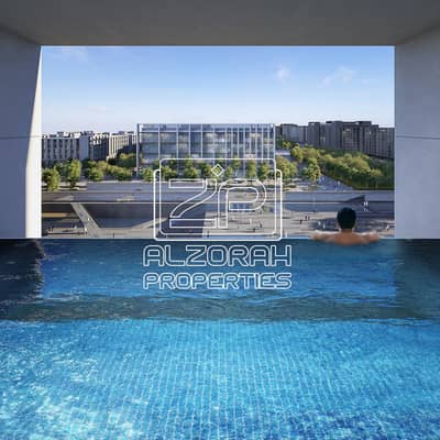 2 Bedroom Apartment for Sale in Aljada, Sharjah - 230809_Pool-view_04. jpg