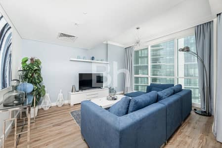 2 Bedroom Flat for Rent in Jumeirah Beach Residence (JBR), Dubai - Upgraded | Sea View | Private Beach
