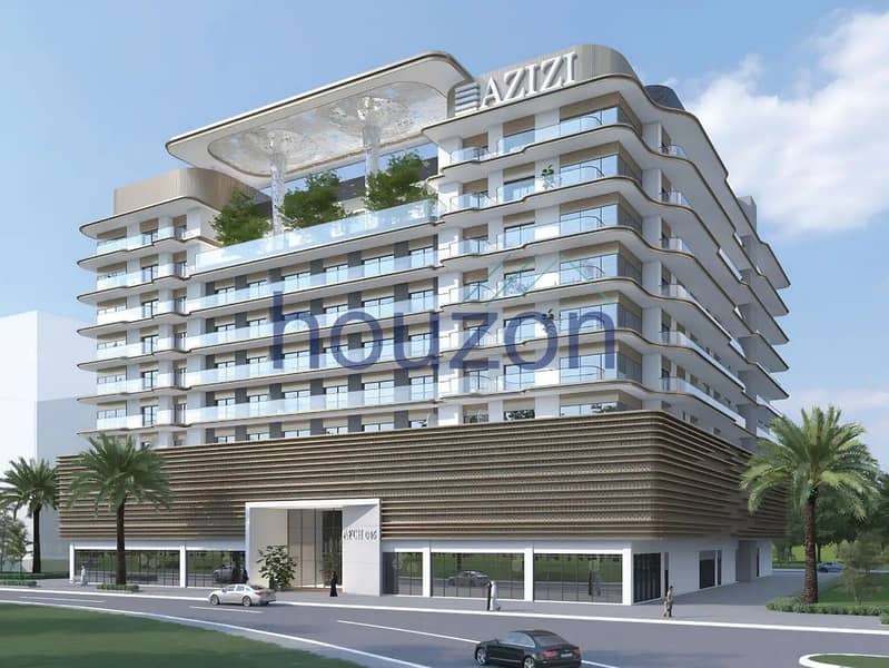 位于阿尔弗雷德街区，阿尔弗雷德西区，Azizi Jewel 的公寓 650000 AED - 12378672