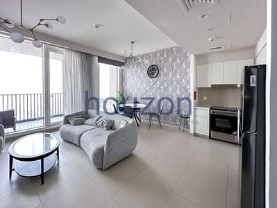 2 Bedroom Flat for Rent in Dubai Creek Harbour, Dubai - Chiller Free | High Floor | Furnished | Canal View