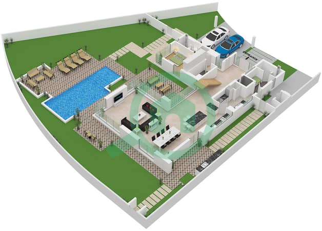 Type E Unit 5BR Ground Floor