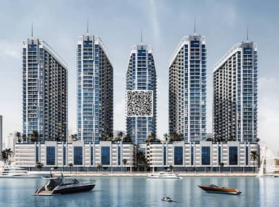 1 Спальня Апартаменты Продажа в Свободная зона Аджман, Аджман - creek-view-2. jpg
