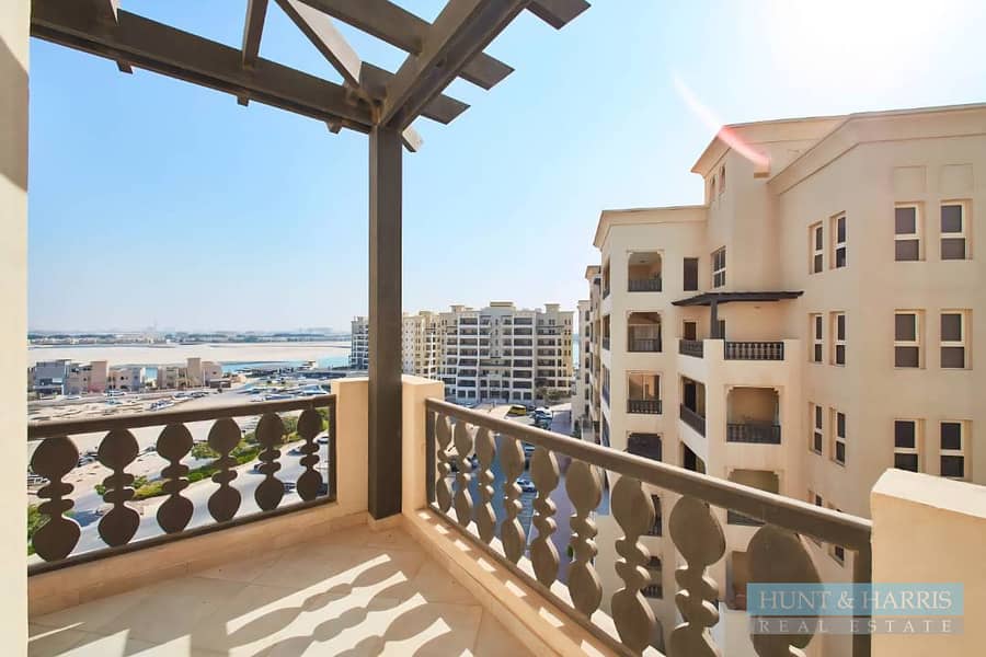 Open Plan One Bedroom Apartment for Sale Al Hamra Village-Partial Sea