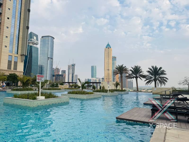 شقة في آمنة،مدينة الحبتور،الخليج التجاري 2 غرف 140000 درهم - 12381740