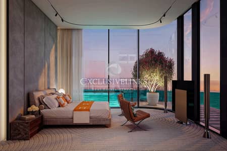 3 Bedroom Apartment for Sale in Dubai Islands, Dubai - Low Floor | Sea and Burj Khalifa View | 3 Bedroom