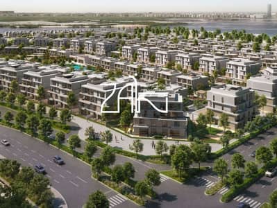 4 Bedroom Townhouse for Sale in Al Reem Island, Abu Dhabi - Single Row Townhouse Large Private Plot Park Views