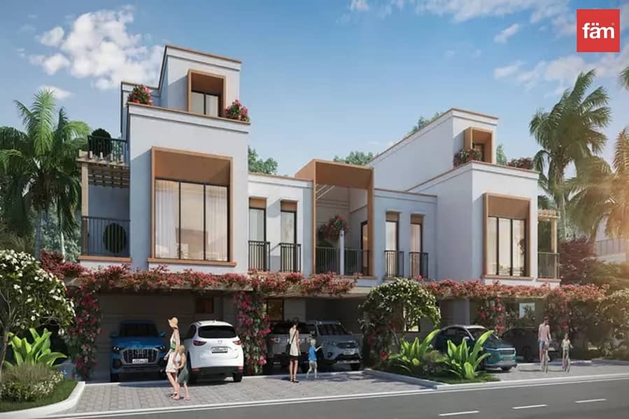位于大马士革湖住宅，米克诺斯别墅 5 卧室的联排别墅 5000000 AED - 12384591