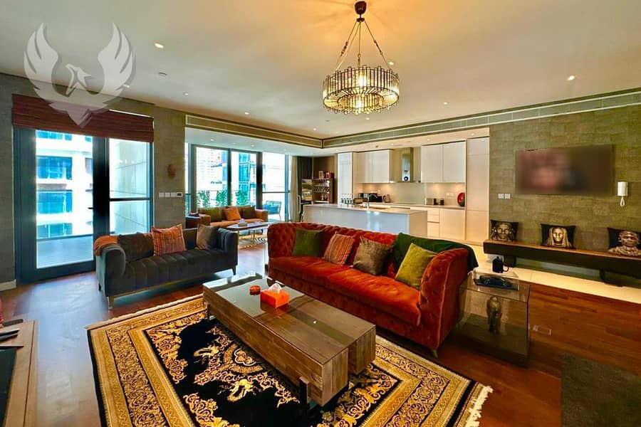 Vacant Fully furnished 3 bedrooms plus maid