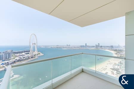 4 Bedroom Flat for Sale in Jumeirah Beach Residence (JBR), Dubai - Full Sea And Dubai Eye View | VOT | 4 Beds