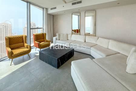 3 Bedroom Apartment for Rent in Dubai Marina, Dubai - One of a Kind | Upgraded | Ultra High Floor