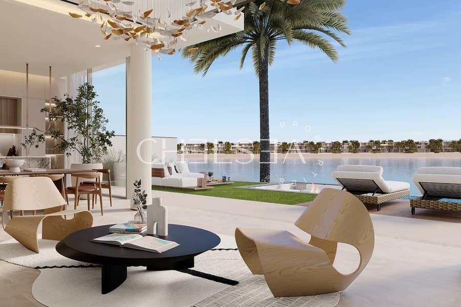 位于杰贝阿里棕榈园，Frond P 6 卧室的别墅 20500000 AED - 12387215