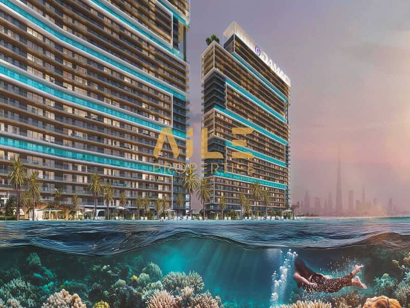 位于迪拜海港城，Chelsea Residences by DAMAC，Chelsea Residences by DAMAC Tower 2 2 卧室的公寓 5047000 AED - 12387509
