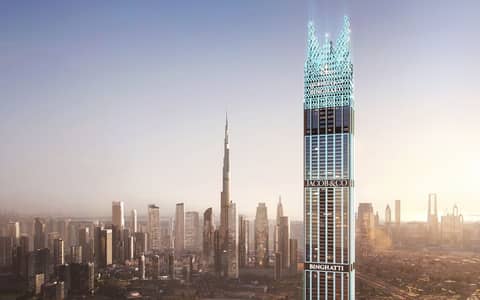 2 Cпальни Апартамент Продажа в Бизнес Бей, Дубай - Binghatti_JacobCO_View01. jpg